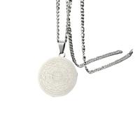 Hao Wu Xuan Collier pour Hommes, Sceau des Sept archanges Colliers, Acier Inoxydable Les 7 archanges Sigil, Salomon Kabbale Amulette pendentifs