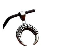 Hao Wu Xuan Concevoir un pendentif Wolf Tooth pour hommes Punk Biker