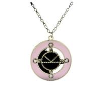 Hao Wu Xuan dongsheng Bijoux Kingsman Collier Breloque Émail Rose Le Service Secret Pendentif Collier pour Femmes Accessoires de Mode