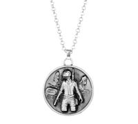 Hao Wu Xuan dongsheng Jeu Bijoux Playerunknown’s Battlegrounds PUBG Invitational Collier pendentifs Porte-clés Accessoires de Cosplay Antique