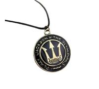 Hao Wu Xuan dongsheng Mode Film Bijoux Percy Jackson et Les Olympiens Trident Pendentif Collier en Cuir Corde Chaîne Collier Rond