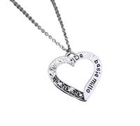 Hao Wu Xuan dongsheng Movie Series Bijoux de Mode Vintage Outlander Da Mi Basia Mille Collier Pendentif en Forme de Coeur pour Femmes Hommes