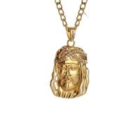 Hao Wu Xuan Exquis Le Sauveur Jésus Collier Hommes Femmes Prière Lucky Amulette Bijoux