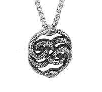 Hao Wu Xuan Histoire sans fin Vivid deux serpent pendentif unisexe mode synthèse animale pendentif collier cadeau bijoux