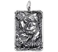 Hao Wu Xuan Les commérages de tai chi protègent l’enfer pacifique pendentif des messagers des hommes soldats courageux pendentifs