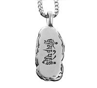 Hao Wu Xuan Les hommes du pendentif et chaîne de mantra des six mots