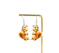 Hao Wu Xuan Mignon Dessin animé écureuil cône Boucles d’Oreilles pour Les Femmes Animal Oreille Stud Dangle percé Thanksgiving Day Bijoux
