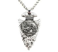 Hao Wu Xuan Mode AOE Hibou Symbole Fer de Lance Pendentif Grec s Goth Collier pour Femmes Hommes Gothique Accessoires prezzie