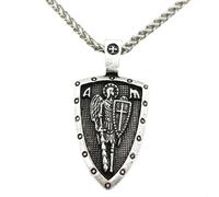 Hao Wu Xuan Mode Bouclier médaille Slave Pendentif Collier amulette Russe Hommes Femmes Accessoires prezzie