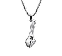 Hao Wu Xuan Mode dans Tide Petite clé à molette Pendentif rétro Masculin et féminin Collier Brut Couple personnalité Simple Hip hop de Rue Cadeau