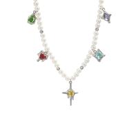 Hao Wu Xuan Mode Mode Luxe Clavicule Os Collier Incrusté Coloré Design Colliers pour Femme Élégante Prezzie