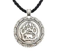 Hao Wu Xuan Mode Nordique Ours Patte Pendentif Slave Dieu Warding Veles Amulette Talisman Viking Collier Hommes prezzie