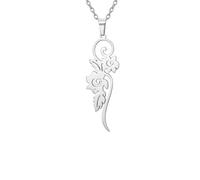 Hao Wu Xuan Mode Pendentif Fleuri Collier pour Femmes Mode Collier drôle de Croix de Feuille Cadeaux Mariages