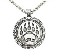 Hao Wu Xuan Patte d’Ours de Mode avec Symbole du Dieu Slave Porte-Bonheur, Protection, vedes, amulette Animale Viking, Talismans, pendentifs, Colliers pour Femmes