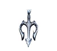 Hao Wu Xuan Pendentif Viking Trident pour hommes vintage