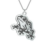 Hao Wu Xuan Spotted Poison Dart Frog pendentif collier Femmes Hommes Bijoux Animal Mode Collier Cadeau de fête