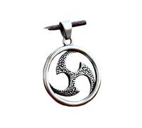 Hao Wu Xuan Style Pendentif pince à trois coins pour hommes Créatif Divers Tendance Cool