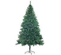 Haobase Sapin de Noël artificiel avec support en métal, vert, 350 branches, lot de 1 (120 cm)
