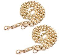 HAOBIN 2 PièCes ChaîNes De Sac à Main ChaîNes De Rechange De Sac ChaîNes Sac à BandoulièRe ChaîNe De Sac à Main en Perles Sangle De ChaîNe De Sac 100cm Breloque Sac De Remplacement De Sangle