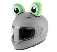HAOBIN 2 pièces Décoration Casque Grenouille en Peluche Amusante élégante Ornement De Casque d'oreilles Accessoire Amusant et Kawaii pour Casque Moto, vélo, Ski, Snowboard ou Skateboard