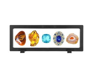 HAOBIN Cadre Flottant Support Titulaire Grand Cadre Flottant Transparent Bijoux BoîTe Vitrine à Suspension Supports De PréSentation Flottants Pour Affichage Anneau Pendentif Bracelet Bijoux (A)