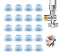 HAOBIN Joint d'étanchéité anti fuite de robinet bouchon en silicone étanche pour robinet Bouchon de Robinet en Silicone Anti Fuite Bouchons en silicone étanches pour robinets delta (bleu 20pcs)