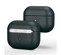 Haobobro Nappa Leather Case - Étui en Cuir pour AirPods Pro 2 - Fabriqué à la Main avec du véritable Cuir - Coque Housse AirPods Pro 2ᵉ génération 2022 - Cover Protection AirPods Pro 2 - Vert