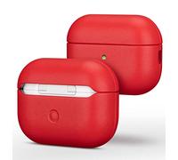 Haobobro Nappa Leather Case - Étui en Cuir pour AirPods Pro 2 - Fabriqué à la Main avec du véritable Cuir - Coque Housse AirPods Pro 2ᵉ génération 2022 - Cover Protection AirPods Pro 2 - Rouge