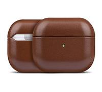 Haobobro Sheep Leather Case - Étui en Cuir pour AirPods 3 - Fabriqué à la Main avec du véritable Cuir - Housse Coque AirPods 3 génération - Cover Protection AirPods 2021 - Marron