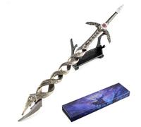 haobook Godslayer's GreatEdge - Modèle Ornemental Métal 30cm avec Support - Objet de Collection Inspiré des Jeux Vidéo - Cadeau Unique pour Fans d'Elden's et Fantasy - Boîte Cadeau