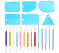 HaoChen 20 Pcs Outils Poterie, Outils de Sculpture, Outils de Modelage en Argile, Kit Outils de Poterie Sculpture pour Céramique Argile Polymère Artiste DIY