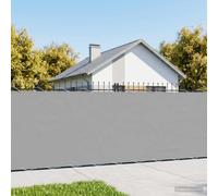 HaoChrymec Brise-Vue Balcon Polyester Enduit PU, Gris Clair, 25 x 1.5 m