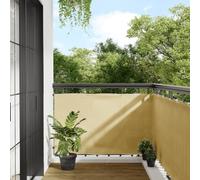 HaoChrymec Brise-Vue de Balcon en Polyester Oxford 100%, Sable, 90 x 800 cm