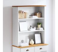 HaoChrymec Buffet Blanc en Bois d'ingénierie, Meuble de Rangement Moderne, Commode Cuisine, Buffet Salle à Manger, bahut Salon, 91 x 30 x 104 cm, Blanc