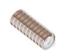 HAOCNC Bande de gaufrage 3D 9MM, 10 pièces, Compatible avec E101 12965 1540 1610, Machine à écrire Manuelle, Fabricant d'étiquettes, Fournitures d'imprimante à Bande DIY(Wood)