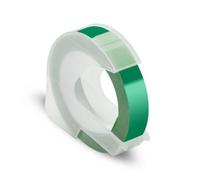 HAOCNC Bande de gaufrage 3D 9mm, Compatible avec la Machine à écrire Manuelle E101 12965, imprimante d'étiquettes 1610(Green)