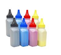 HAOCNC Kit de Recharge de Cartouche de Toner Couleur, 4 Paquets, Compatible avec Les Fournitures d'imprimante M5521cdw P5021cdw M5521 P5021 TK-5230 TK5230 TK 5230(2 Set 50GX4 Color)