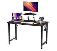 HaodaCulture Bureau Informatique, Table d'Ordinateur avec Support, Petit Bureau PC, Bureau Poste de Travail, Adapté au Bureaux, au Salon, à la Maison 100x 50x 75cm