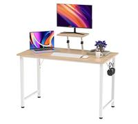 HaodaCulture Petit Bureau Informatique, Bureau d'Ordinateur Simple avec Support, Table de Travail PC, Bureau Poste de Travail, Adapté au Bureaux, au Salon, à la Maison 100x 50x 75cm