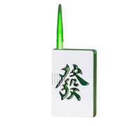Haodada Briquet Clipper, Mahjong Forme Rechargeable Coupe-Vent Mini Briquet, RéGlable Jet Flamme pour Bougie, Barbecue, CuisinièRe de Cuisine, Cuisinière Briquets (Butane Non Inclus)
