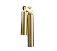 Haodada Mini Briquet à Kérosène Portable Vintage en Laiton éléGant à L'ancienne Rétro Briquet Meule Pliable Briquets DrôLes Rechargeables Flamme Nouveauté Briquets