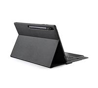 HAODEE Étui au Clavier sans Fil pour Samsung Galaxy Tab S8 Ultra 14,6 Pouces de Haute qualité Clavier Bluetooth Clavier Couvrette Smart Tablet Caxe (Axis Body : for Tab S8 Ultra, Color : Black)