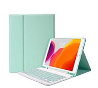 HAODEE Étui pour iPad Air 4 11 pouces étui magnétique mince avec clavier et souris Bluetooth Touchpad (couleur : 5BLUE, taille : Air 4 10.9)