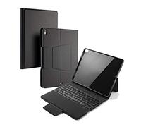 HAODEE Étui pour iPad Pro 10,5 pouces clavier sans fil avec étui rétroéclairé 7 couleurs 5.1 clavier Bluetooth (couleur : noir, taille : 10,5 pouces)