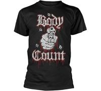 HAODI Body Count - Plastic Head Body Count 'Talk Sht' (Black) T-Shirt (Small) - T Manches Courtes(3X-Large)