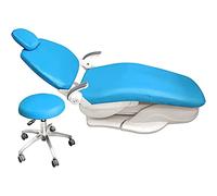 HAODING 4 pcs/Ensemble Fauteuil Dentaire PU Cuir Housse De Siège Élastique Étanche Protecteur De Dentiste Appui-tête Protecteur Équipement Dentiste(Color:B)