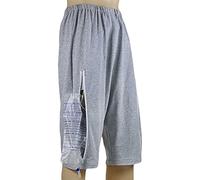 HAODING Âgé Pantalon Sac D'urine Hommes Incontinence sous-Vêtements Shorts Vessie Patient Poche Caché, Unisexe(Size:L,Color:Gris)