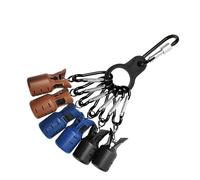 Haodream 6 pièces/jeu de pêche Tackle Box Outils Couvertures Pieuvre Jigs Protection avec mousquetons Boucles/Capuchons d'engrenage Crochets