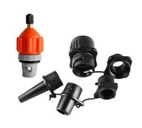 Haodream Adaptateur de pompe à air traditionnel avec 4 buses d'air pour bateaux gonflables, paddle, kayak, planche de surf, valves d'air, adaptateur