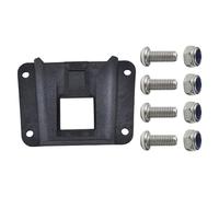 Haodream Adaptateur de support de roue avant pliant, supports avant, alliage d'aluminium, support de sac, base de montage pour vélos, boucles de fixation, clip de sac